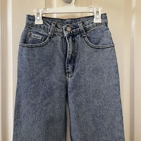 Vintage Guess Kids Jeans High-Rise Straight Leg Girls Size 12